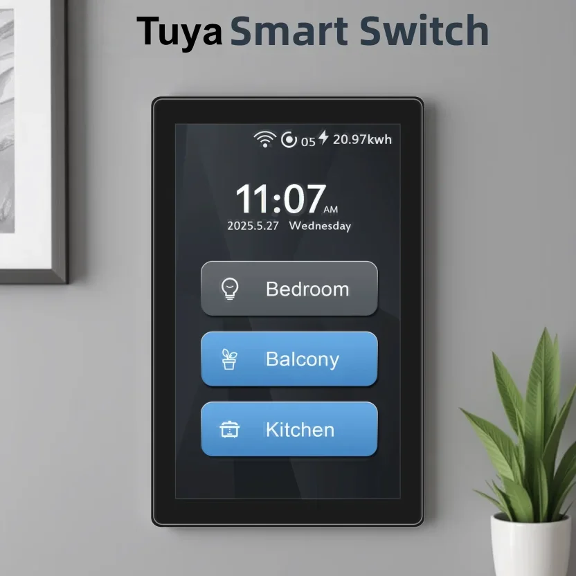 Home Automation Systems Diy - สวิตช์ Wi-Fi อัจฉริยะ Tuya รุ่น EU