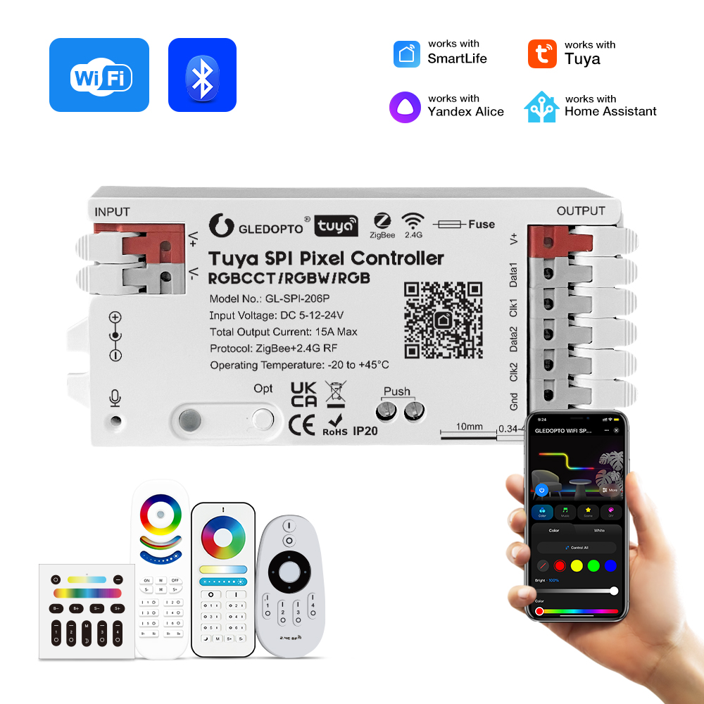 Zigbee Coordinator Stick - ตัวควบคุมไฟ LED อัจฉริยะ Gledopto Music Sync