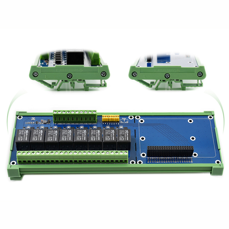 บอร์ดขยายรีเลย์สำหรับ Raspberr - Relay 8 Channel Board บทวิจารณ์และราคา