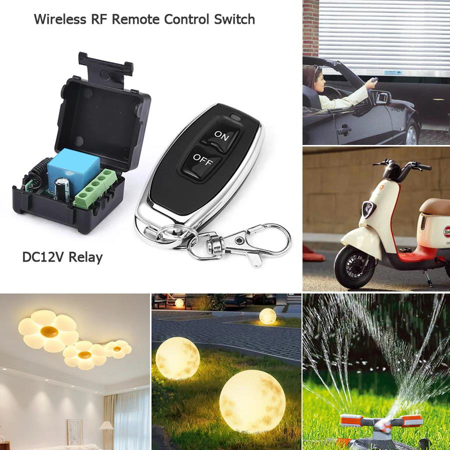 DC 12V 433Mhz รีโมทคอนโทรลไร้ส - 433Mhz Receiver Module บทวิจารณ์และราคา