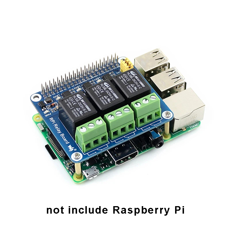 บอร์ดขยายรีเลย์ 3 ช่องสำหรับ R - Home Automation Raspberry Pi บทวิจารณ์และราคา